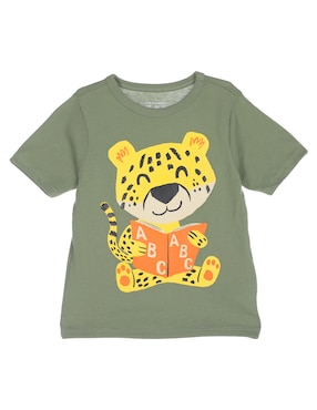 Playera The Children's Place Manga Corta Para Bebé Niño