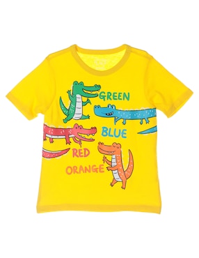 Playera The Children's Place Manga Corta Para Bebé Niño