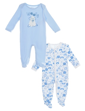 Set Mameluco Baby Creysi Collection I Love Pet De Algodón Unisex