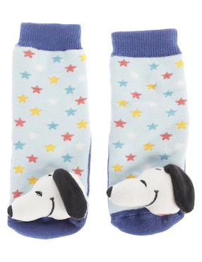 Calcetín Antiderrapante Snoopy Baby Creysi Collection De Algodón Unisex