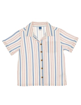 Camisa Casual Old Navy De Algodón Manga Corta Para Niño