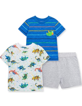 Conjunto Casual Little Me De Algodón Para Bebé Niño 3 Piezas