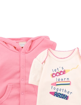 Conjunto casual Baby Creysi Collection de algodón para bebé niña 3 piezas