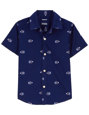 Camisa Casual Carter's De Algodón Manga Corta Para Bebé Niño