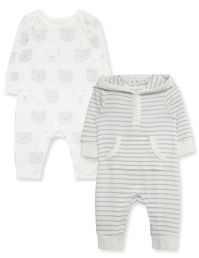 Set Mameluco Little Me De Algodón Unisex