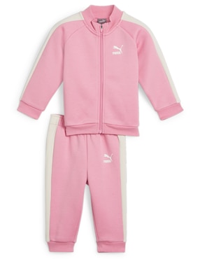 Conjunto Pants Deportivo Puma Minicats T7 Iconic Suit De Algodón Para Bebé Niña 2 Piezas