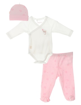 Conjunto Baby Creysi Collection De Algodón Para Bebé Niña 3 Piezas