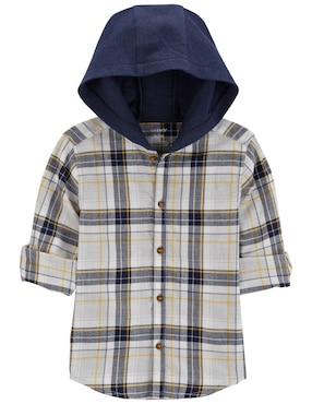 Camisa Casual Carter's De Algodón Manga Larga Para Bebé Niño