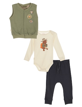 Conjunto Baby Creysi Collection Para Bebé Niño 3 Piezas