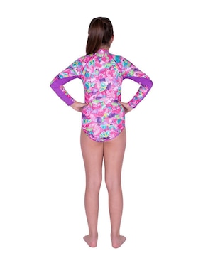 Wetshirt Mermaids 123 estampado para bebé niña