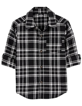 Camisa Casual Carter's Otoño De Algodón Manga Larga Para Bebé Niño