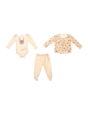 Conjunto Baby Creysi Collection Para Bebé Niña 3 Piezas