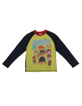 Wetshirt Paw Patrol Estampado Para Bebé Niño