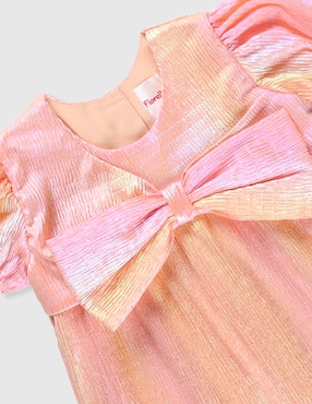 Vestido Fiorella manga globo para bebé niña