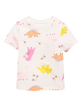 Playera Old Navy Manga Corta Para Niña