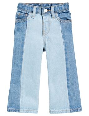 Jeans Pata De Elefante Old Navy Lavado Bitono Para Bebé Niña