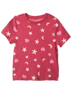 Playera Old Navy Manga Corta Para Bebé Niña