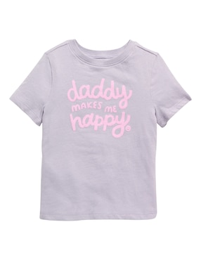 Playera Old Navy Manga Corta Para Bebé Niña