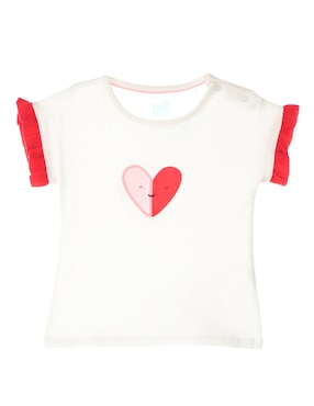 Playera Piquenique Babies Manga Corta Para Bebé Niña