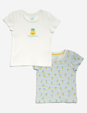 Set playera Piquenique Babies manga corta para preescolar niña
