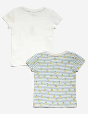 Set playera Piquenique Babies manga corta para preescolar niña