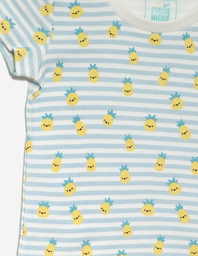Set playera Piquenique Babies manga corta para preescolar niña