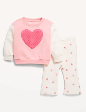 Conjunto Old Navy De Algodón Para Bebé Niña 2 Piezas