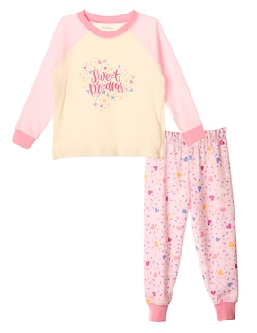 Conjunto Pijama Baby Creysi Collection Para Bebé Niña