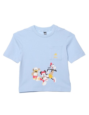 Playera ADIDAS Mickey And Friends Manga Corta Para Bebé Niña