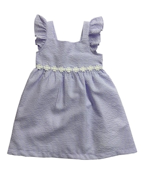 Vestido Fiorella Manga Volantes Para Bebé Niña