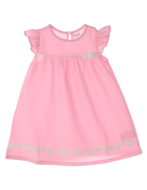 Vestido Fiorella Manga Volantes Para Bebé Niña