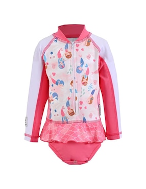 Traje De Baño Completo Fullsand Sirena Para Bebé Niña