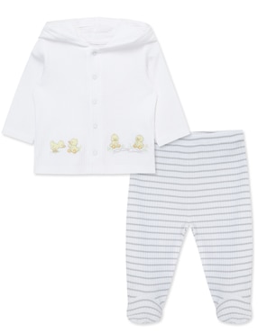 Conjunto Little Me De Algodón Orgánico Unisex 2 Piezas