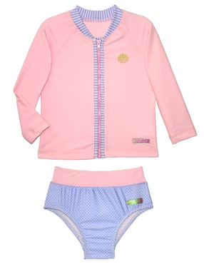 Conjunto De Traje De Baño Sunskin Para Bebé Niña