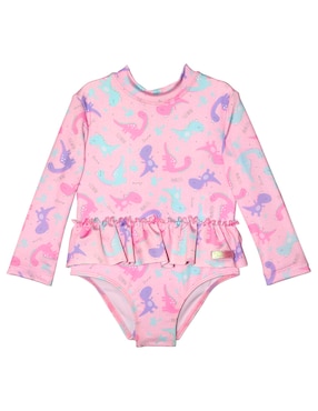 Conjunto De Traje De Baño Completo Sunskin Para Bebé Niña