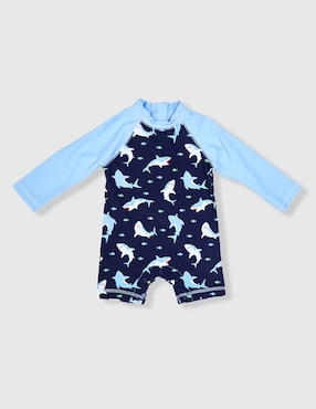 Traje De Baño Wetsuit Little Me Para Bebé Niño