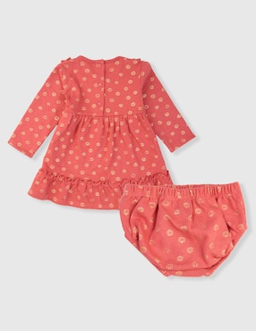 Vestido Piquenique Babies manga regular para bebé niña
