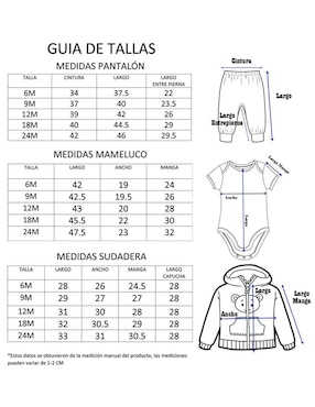 Conjunto Dara Baby de algodón para bebé niña