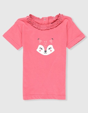 Playera Matt & Megan manga corta para preescolar niña