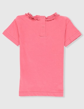 Playera Matt & Megan manga corta para preescolar niña