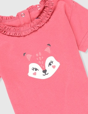 Playera Matt & Megan manga corta para preescolar niña