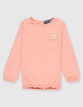 Playera Matt & Megan manga larga para niña