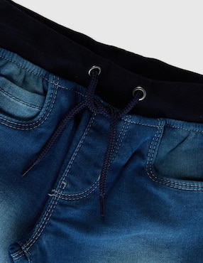 Jeans straight Matt & Megan deslavado para niño