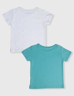 Set playera Piquenique Babies manga corta para bebé unisex