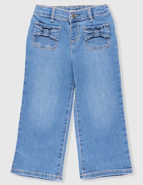 Jeans straight The Children's Place lavado claro para bebé niña