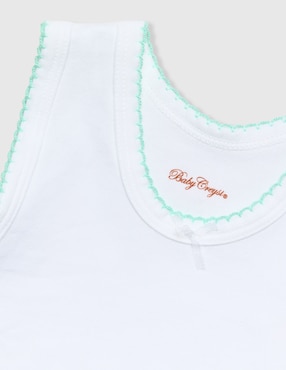 Set camiseta cuello redondo Baby Creysi Collection Picueta para bebé niña