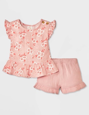 Conjunto Cat & Jack de algodón para niña