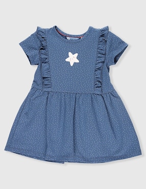 Vestido Piquenique Babies manga regular para bebé niña