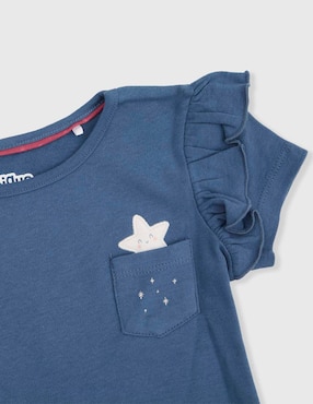 Set playera Piquenique Babies manga corta para bebé niña