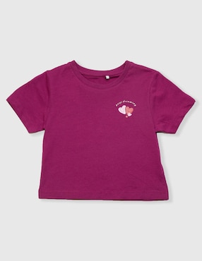 Playera Name It manga corta para niña